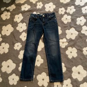 Cherokee Kids skinny jeans size 6. Dark blue denim.